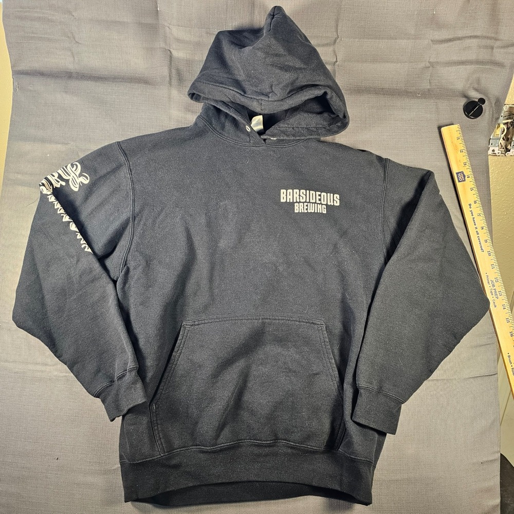 Port & Company Barsideous Brewing Black Graphic Hoodie Medium Essential‎